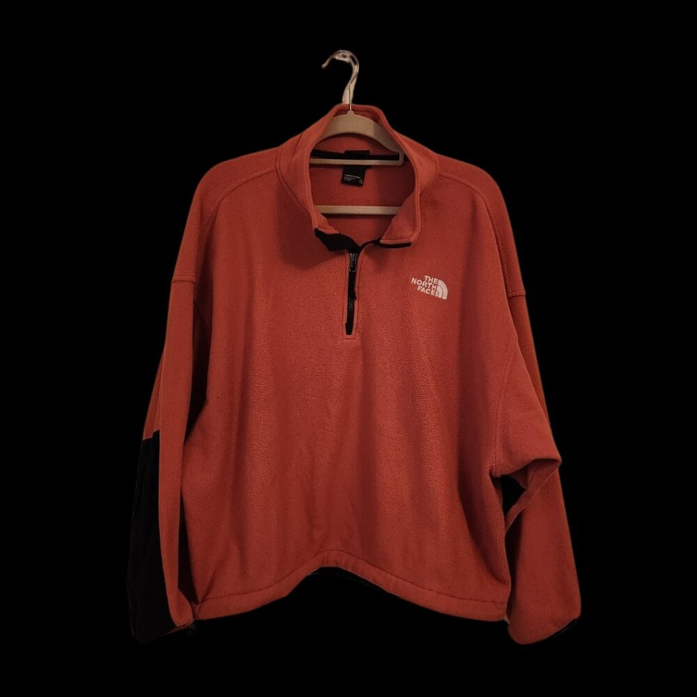 The North Face Coral Fleece Quarter Zip - Size XXL